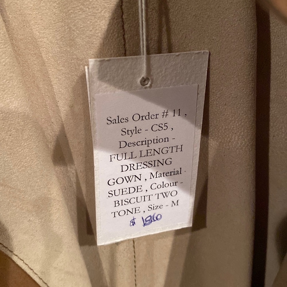 ⭐️ NIGEL PRESTON fine sheepskin suede coat - Picture 6 of 12